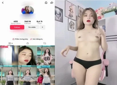 Phang em Tiktoker da trắng thể hình cực ngon